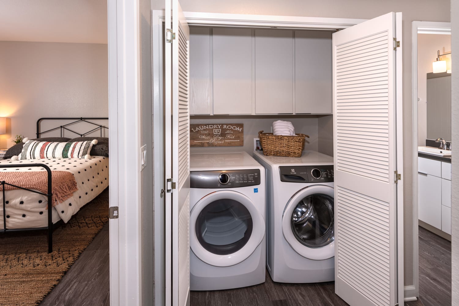 Washer and Dryers included at Cotton Wood Apartments