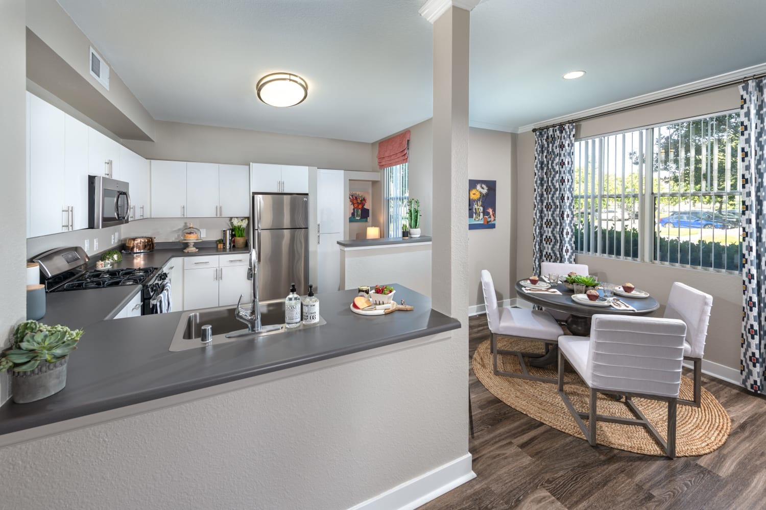 Park Hacienda Interior of Apartments with View Outside