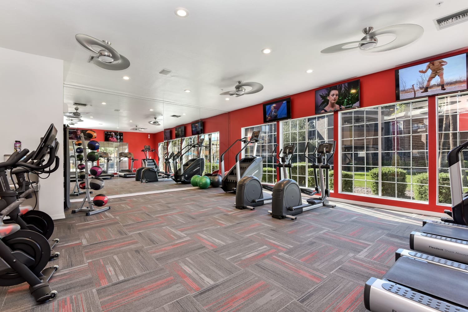 Fitness center at Luxe @ Ocotillo in Chandler, Arizona