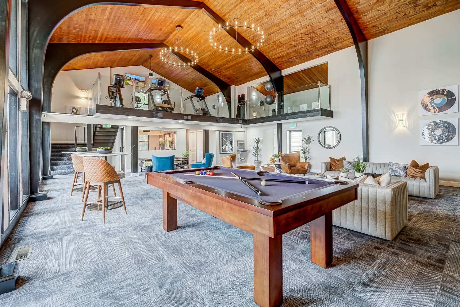 Recreation room at Lincoya Bay Apartments & Townhomes in Nashville, Tennessee