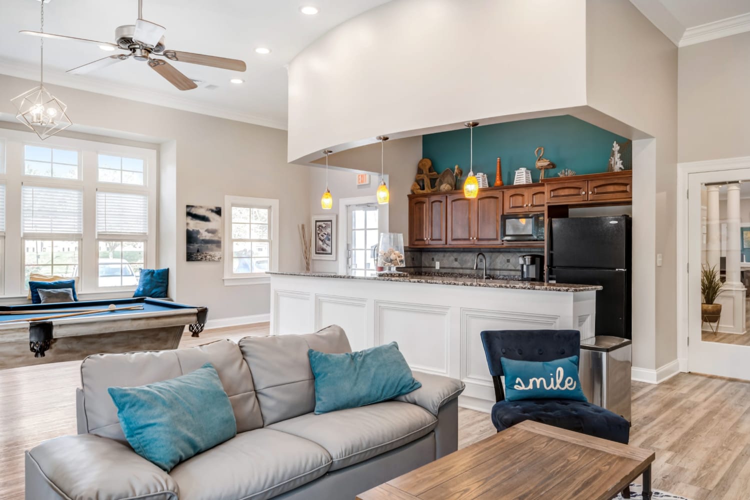 living room at St. Mary's Landing Apartments & Townhomes in Lexington Park, Maryland