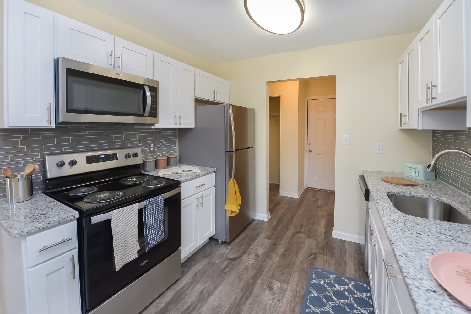 Kitchen at Imperial Gardens Apartment Homes in Middletown, NY