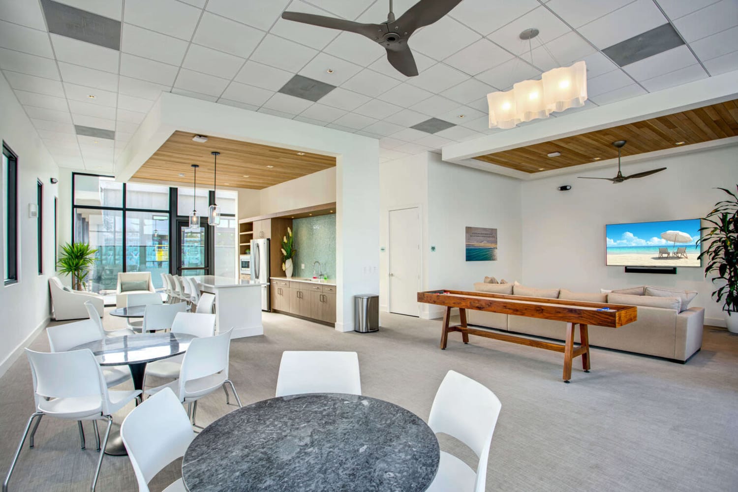 Luxe Clubhouse Lounge at Elements on Third in St Petersburg, Florida