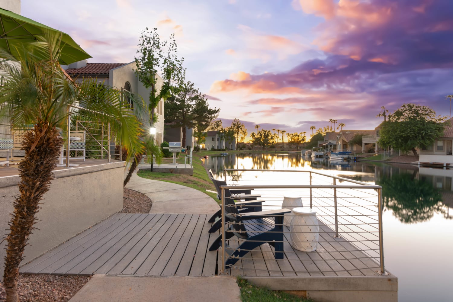 Water front view Alcove at the Islands in Gilbert, Arizona