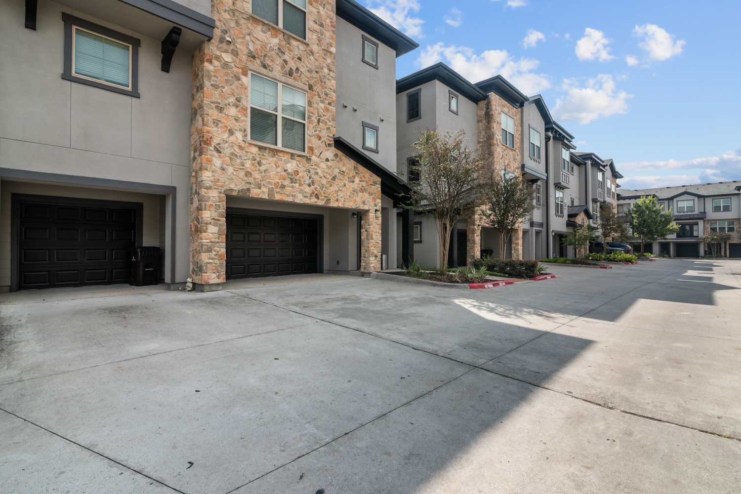 garages at Arrabella in Houston, Texas