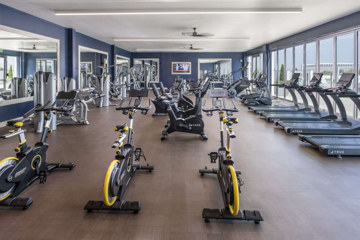 Modern Fitness Center at The Beacon in Fremont, California