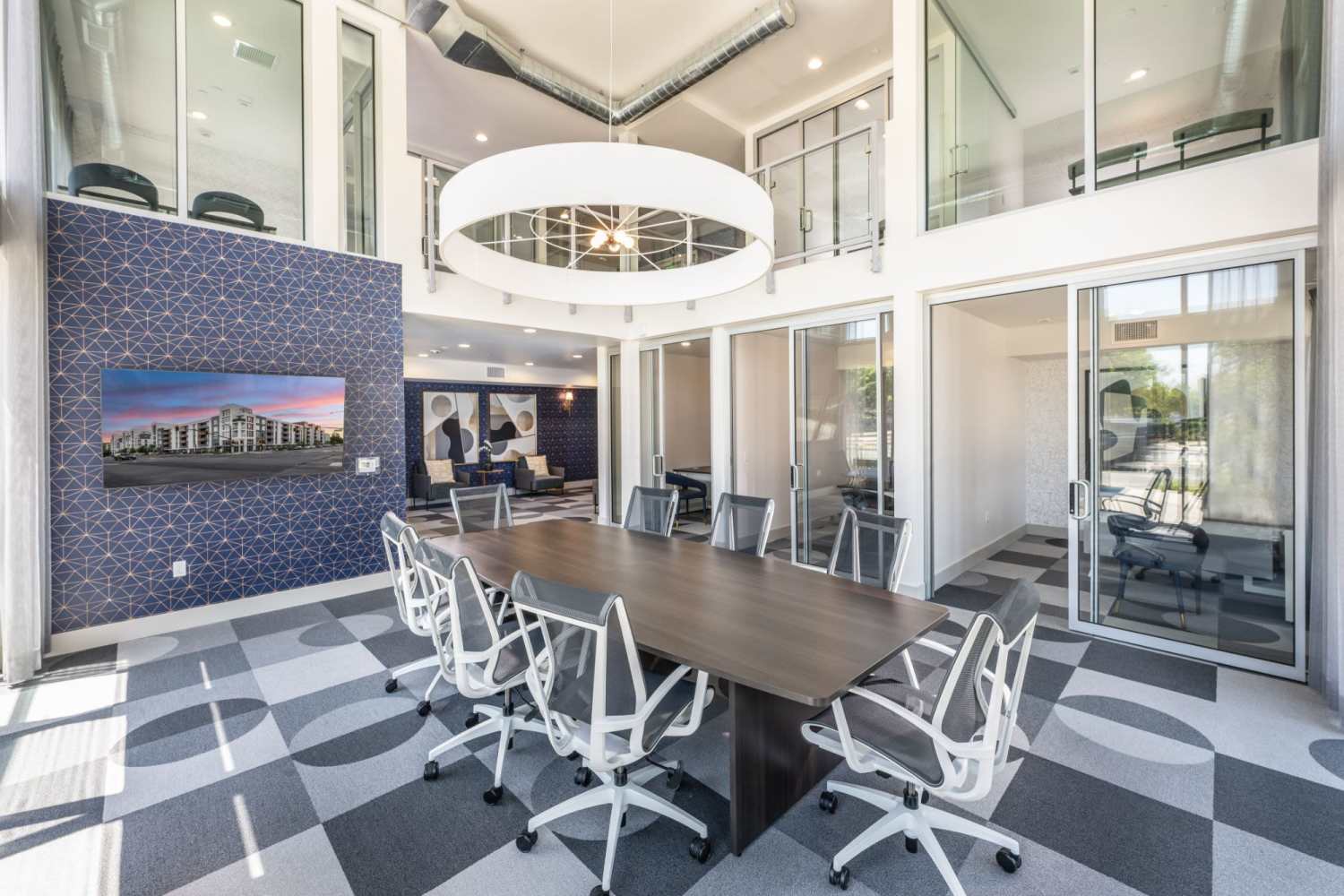 Conference room at The Beacon in Fremont, California