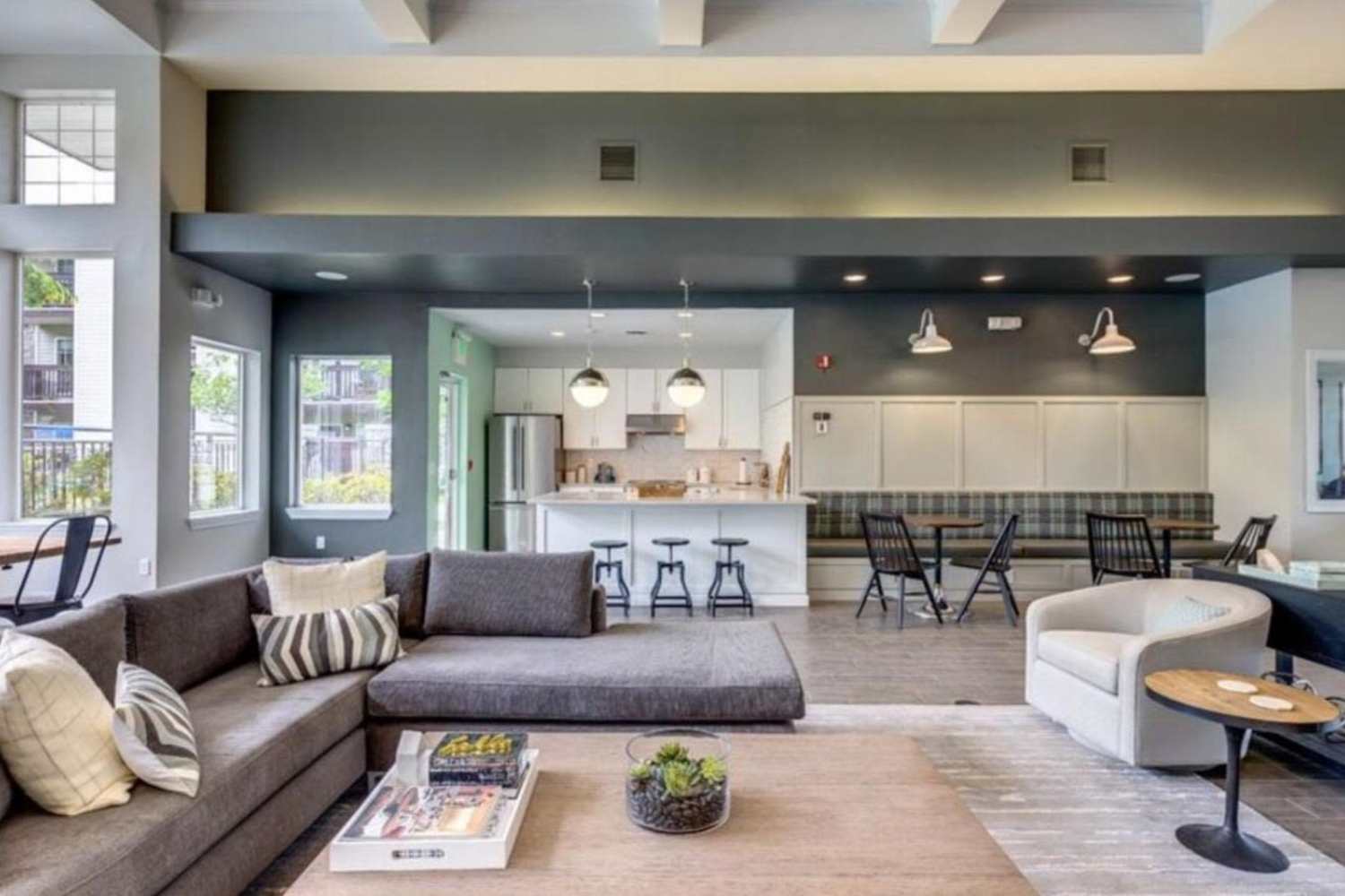 Clubhouse room at Stonemeadow Farms in Bothell, Washington