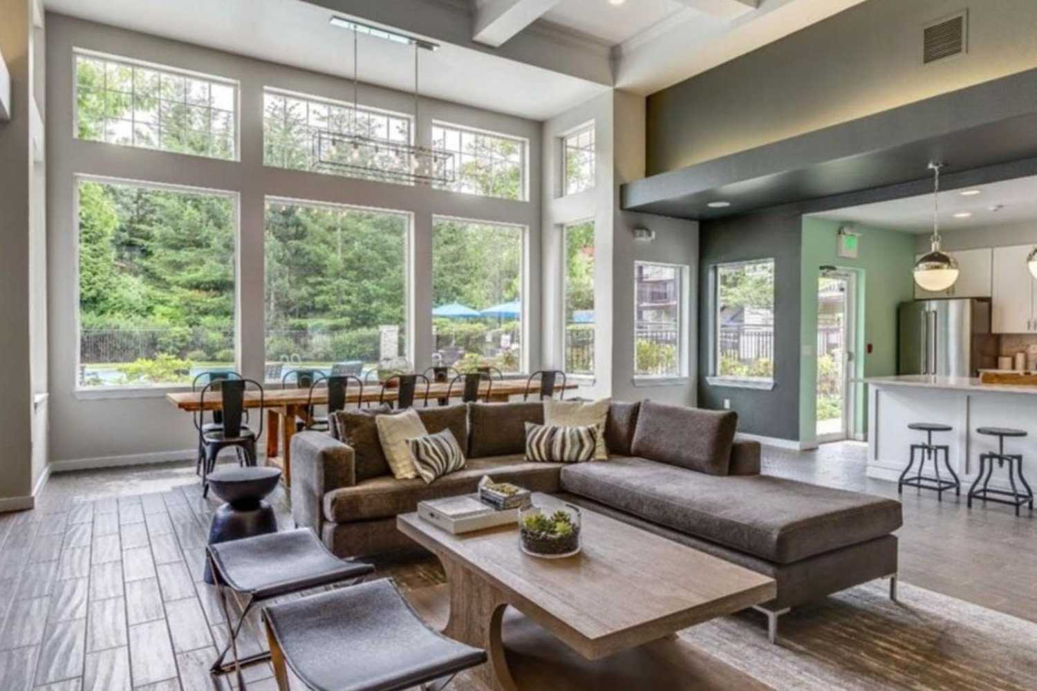 Modern Clubhouse at Stonemeadow Farms in Bothell, Washington