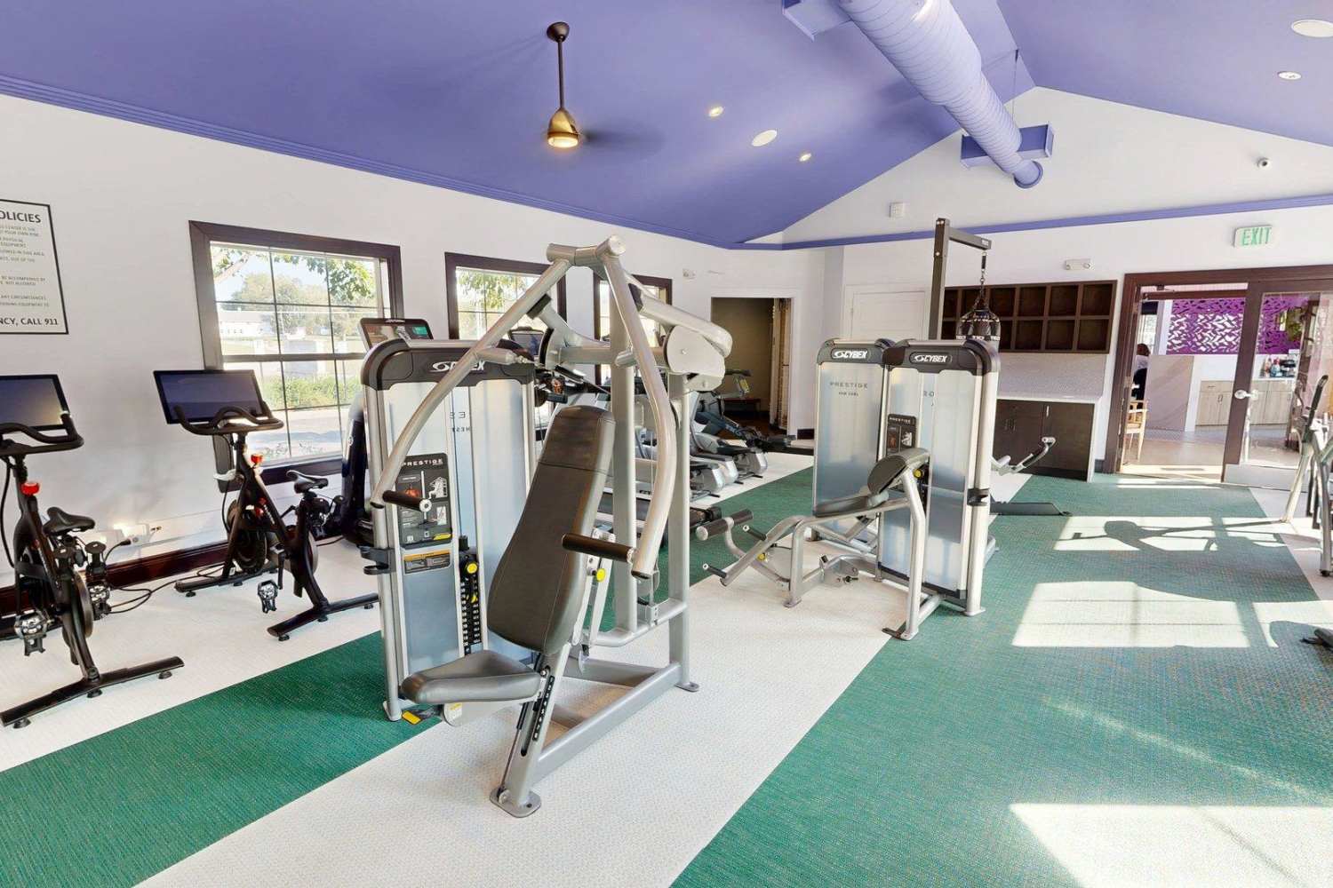 Circuit weight training at The Quarters Manhattan in Manhattan, Kansas