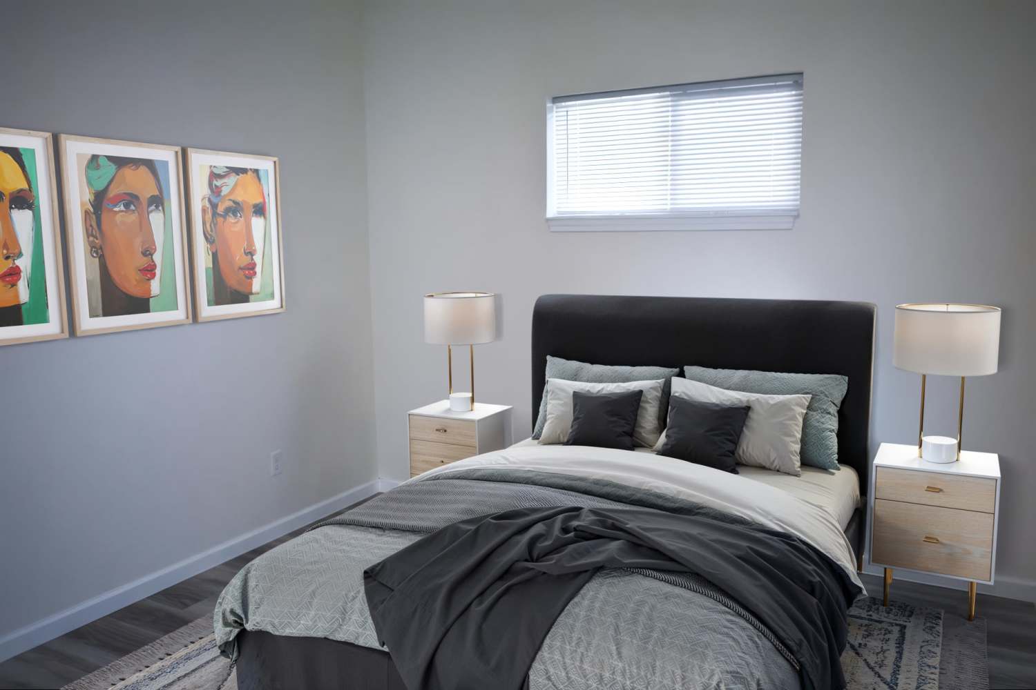 Bedroom at Cherry Hill in Lansing, Michigan