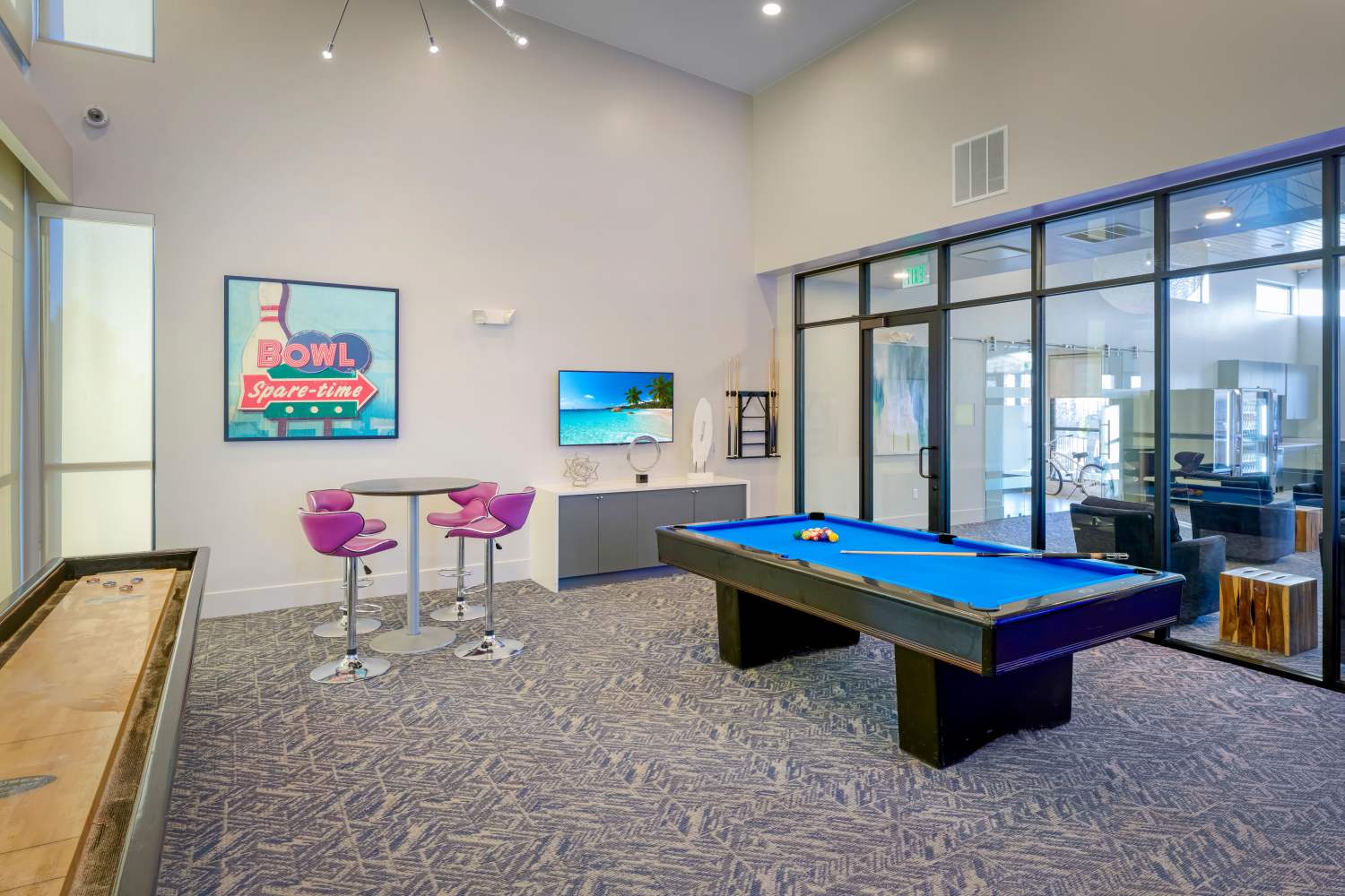  View more photos of common area lounge at Strata Apartments in Denver, Colorado 