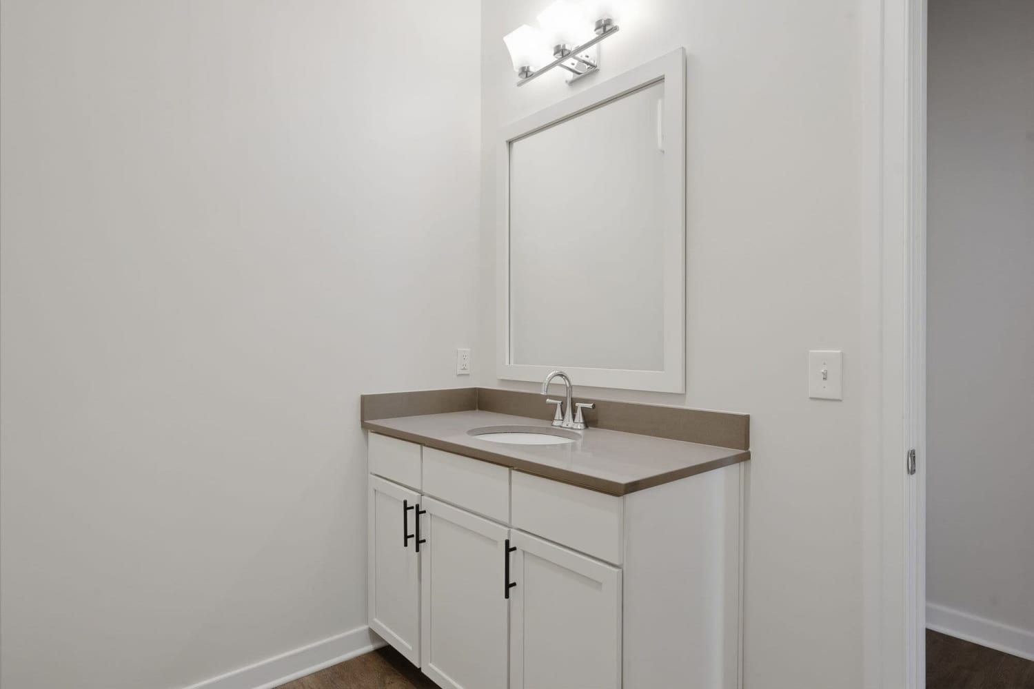 Bathroom at Bridge Park in Dublin, Ohio