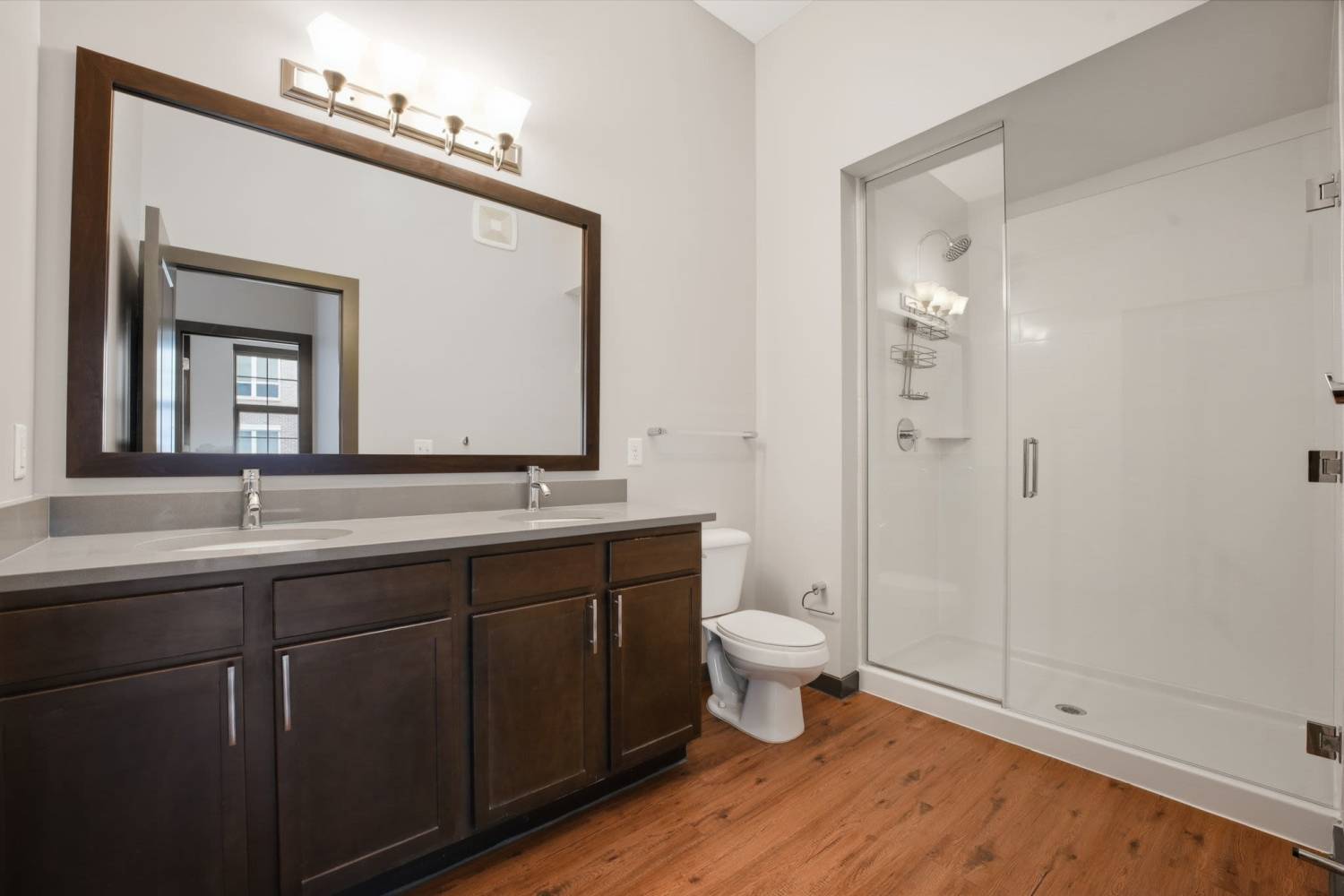 Bathroom at Bridge Park in Dublin, Ohio