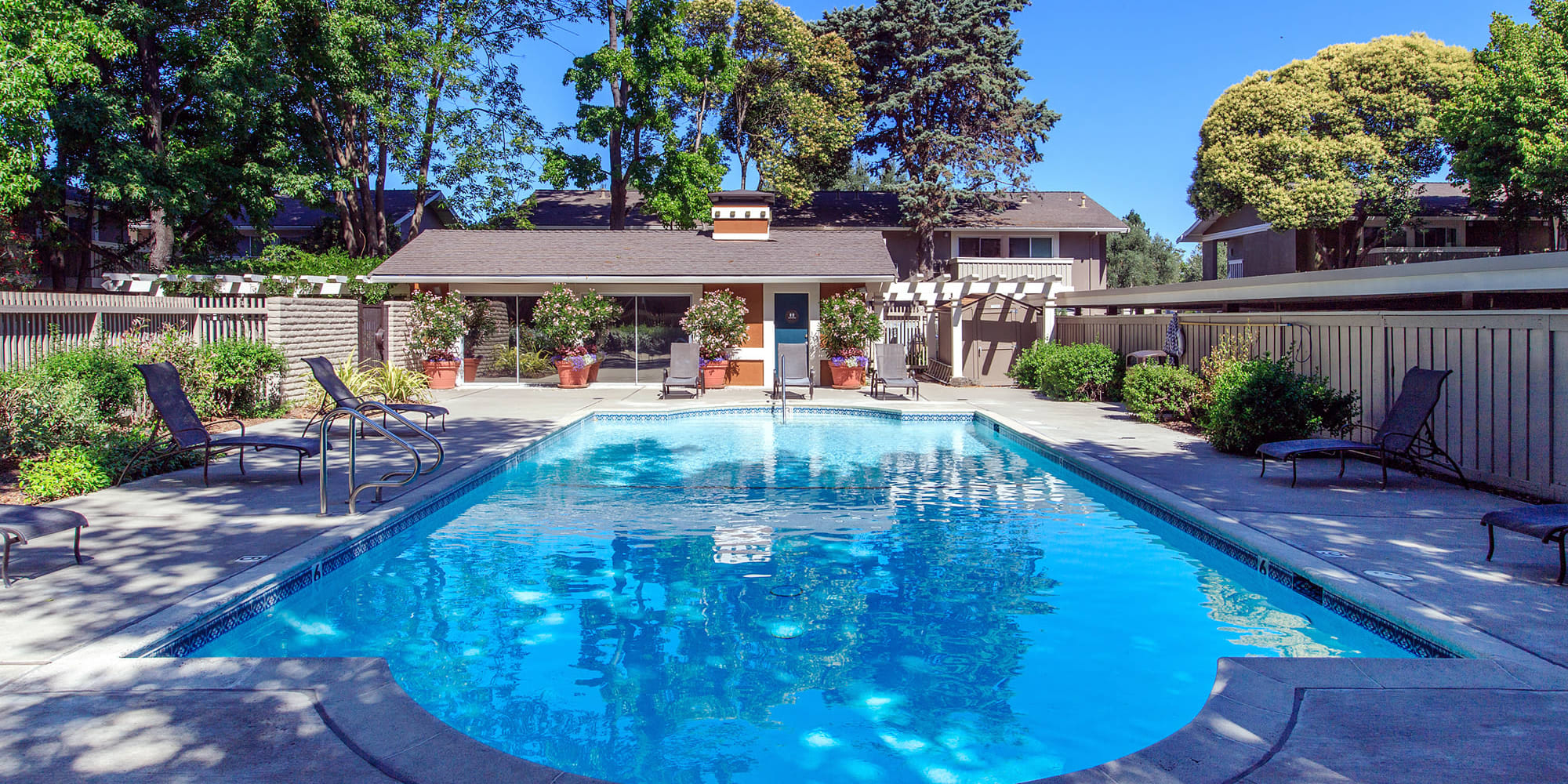 swimming pool at Del Prado in Pleasanton, California