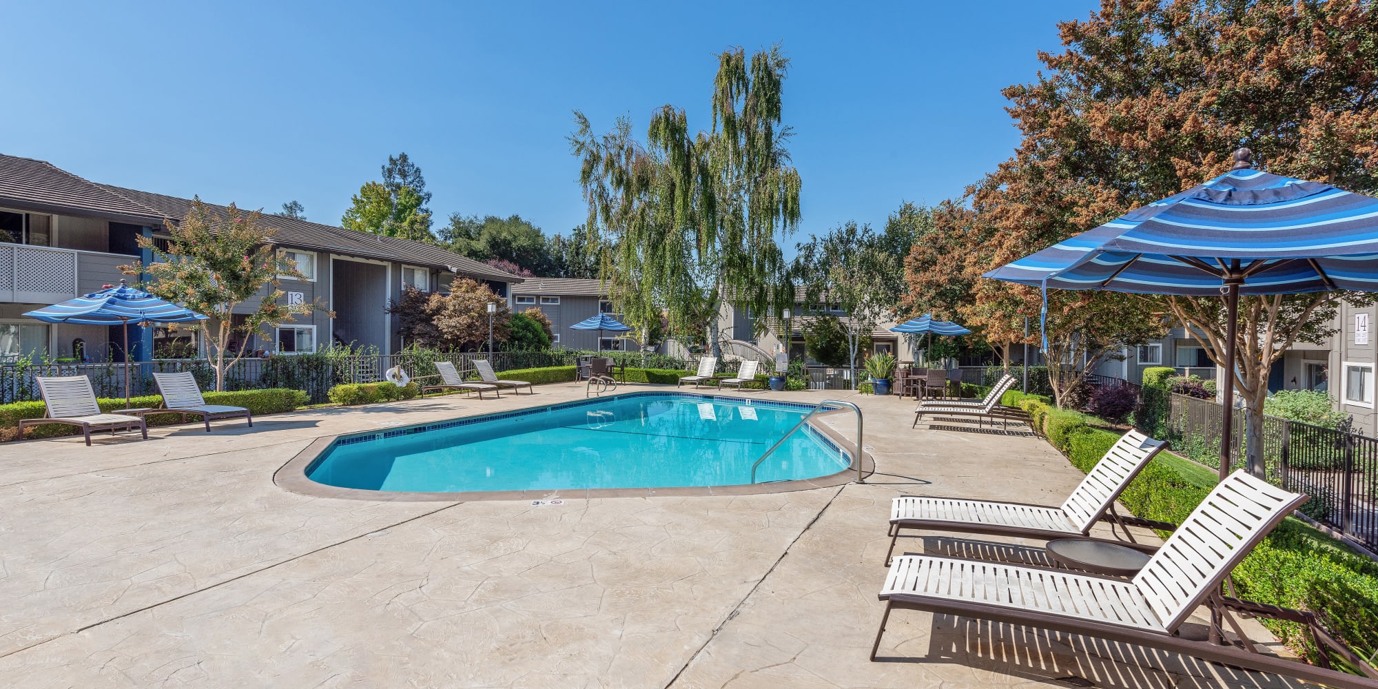 Pool at Shadow Oaks Apartment Homes in Cupertino, California