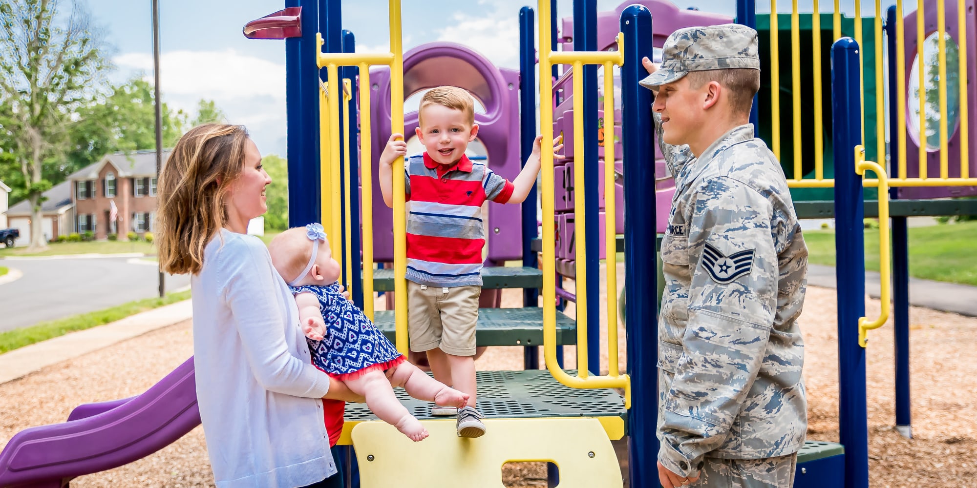 family friendly military housing at United Communities in Joint Base MDL, New Jersey