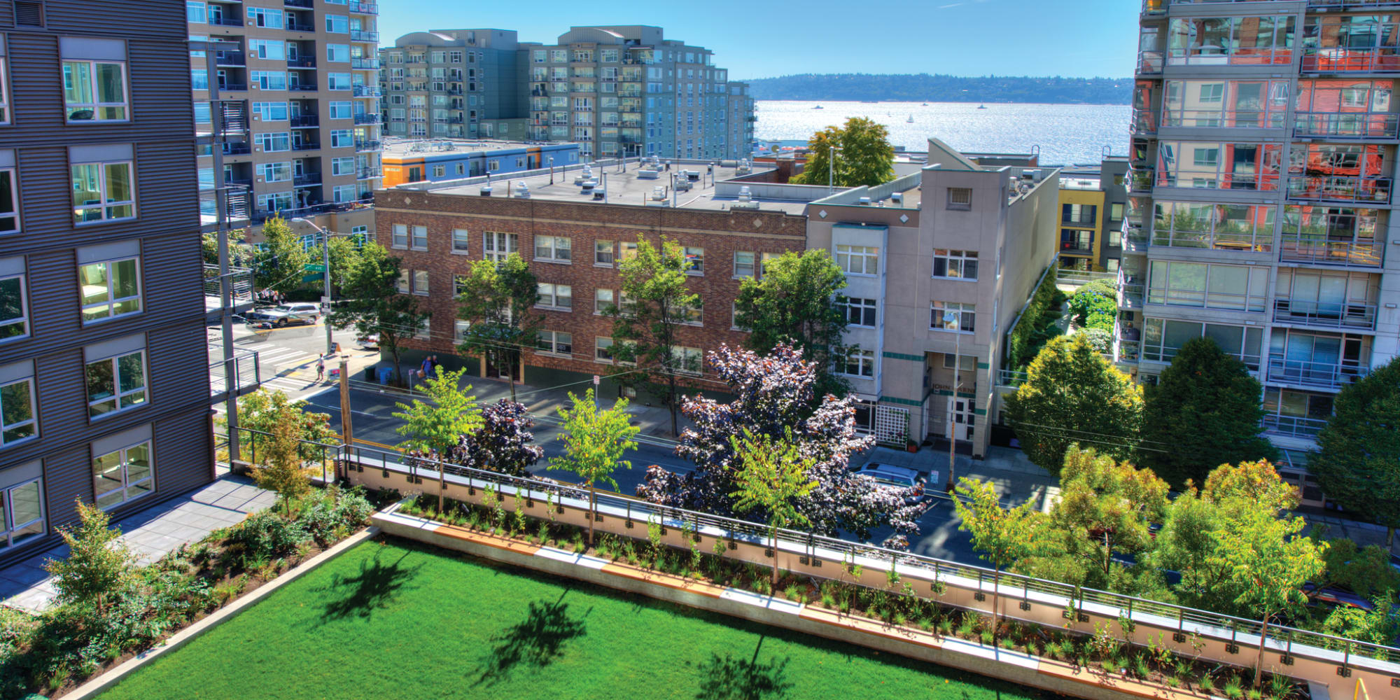 Apartments with city and ocean view at 2900 on First Apartments in Seattle, Washington