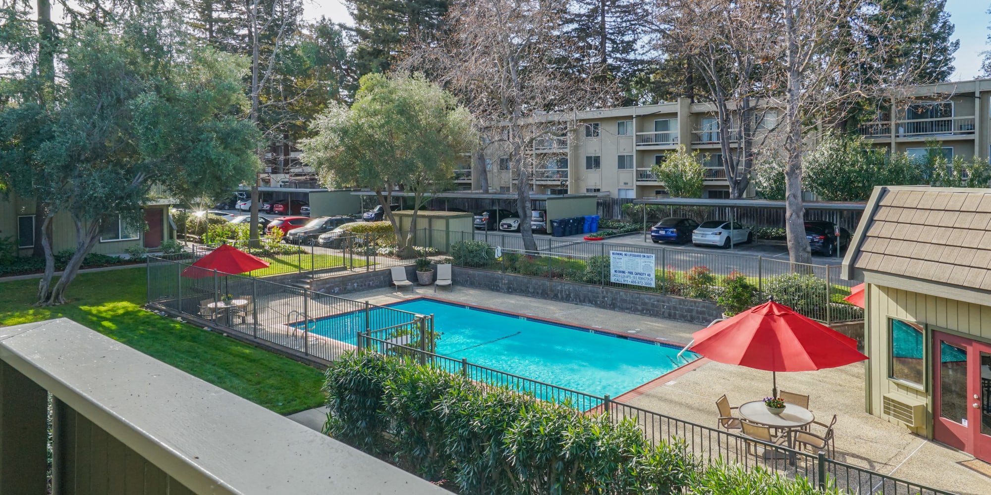 swimming pool at Lincoln Glen in Sunnyvale, California