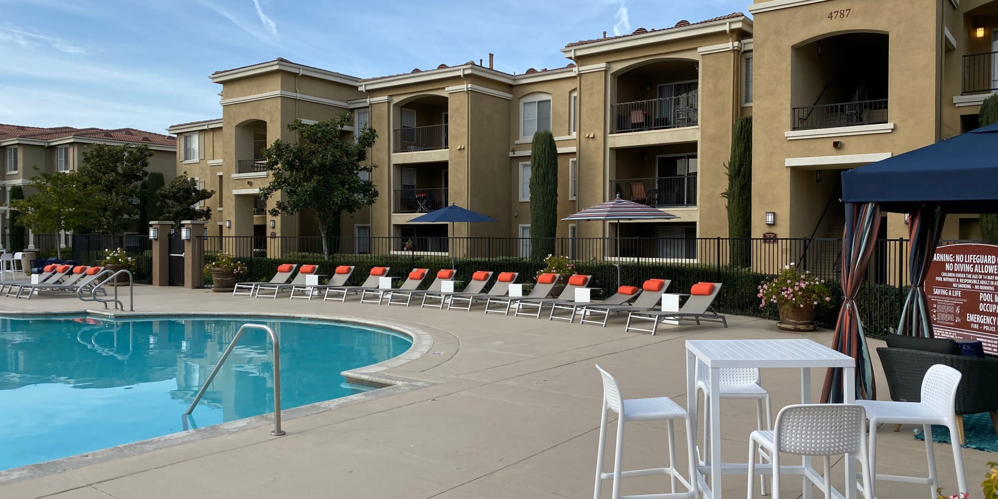 Rendering community pool at Avery at Moorpark in Moorpark, California