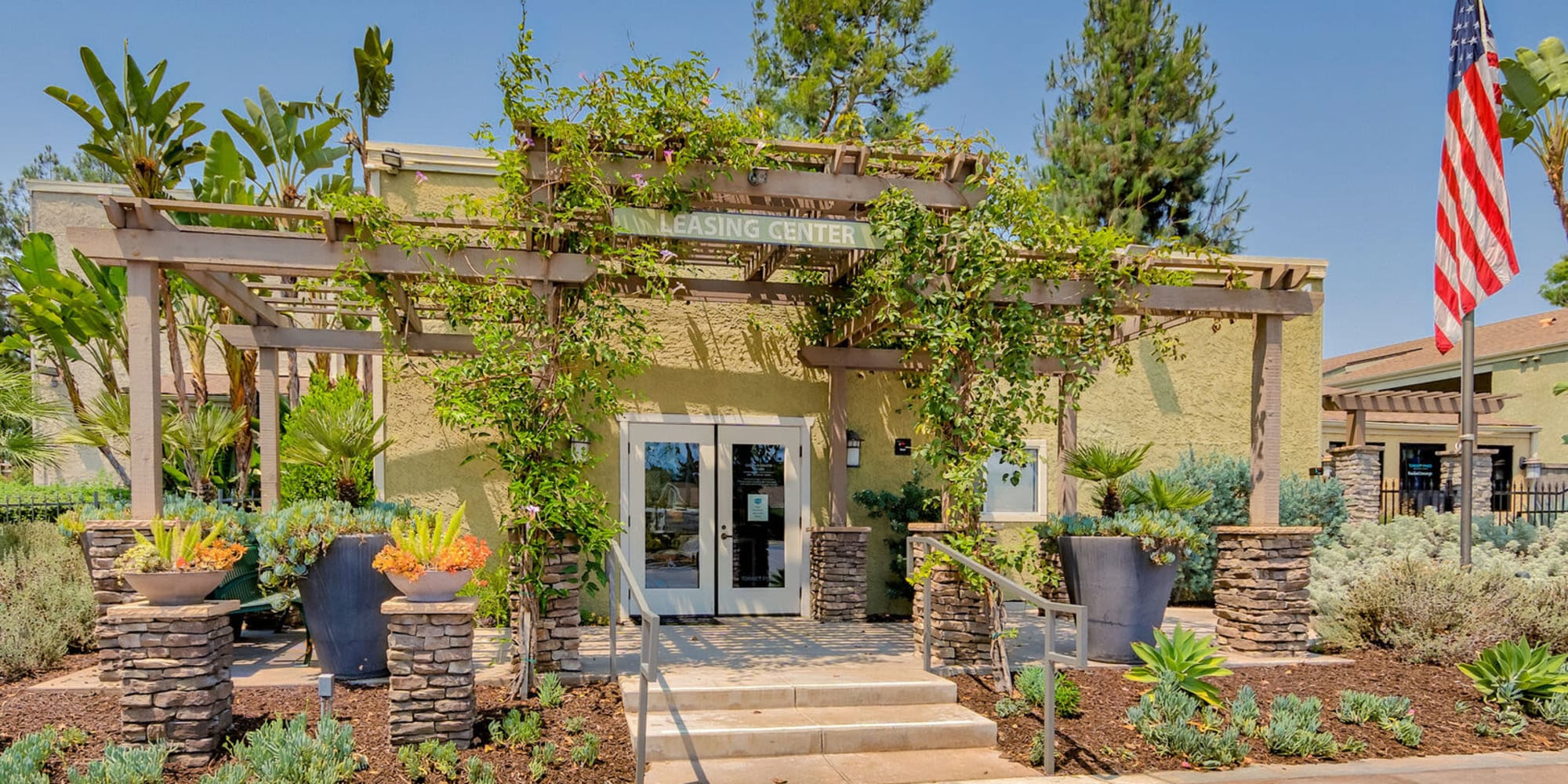 Exterior of Torrey Pines Apartment Homes in West Covina, California