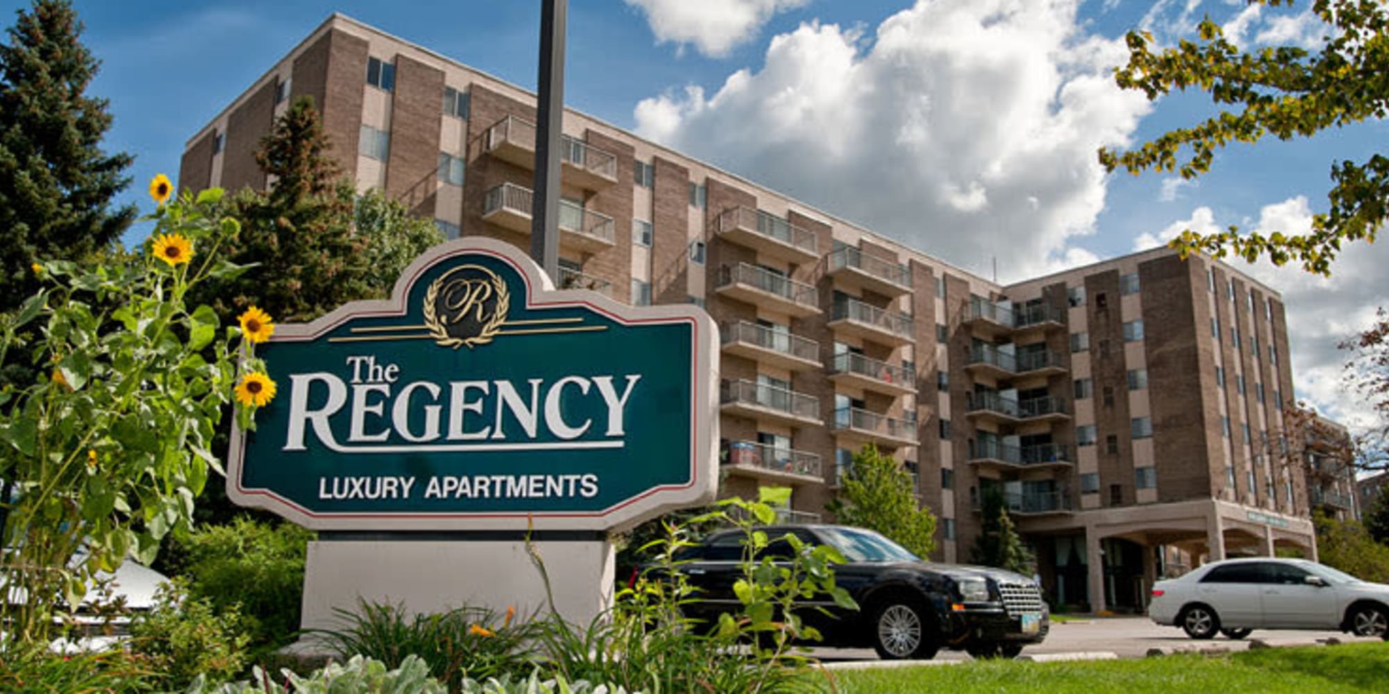 Outside of Regency Apartments in Parma, Ohio