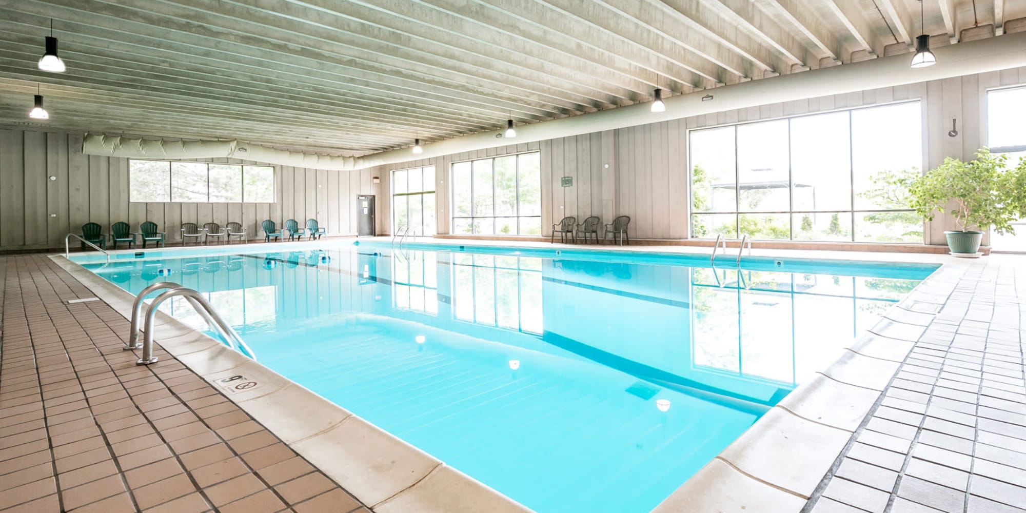 Interior pool of Regency Apartments in Parma, Ohio