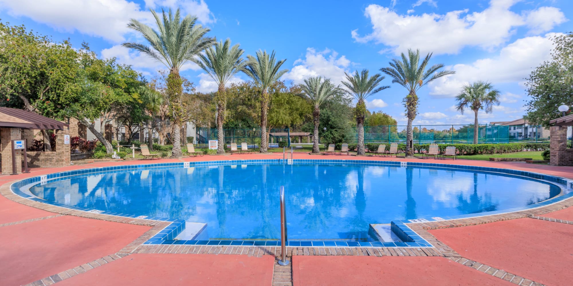 Swimming pool at Millenium Cove in Orlando, Florida