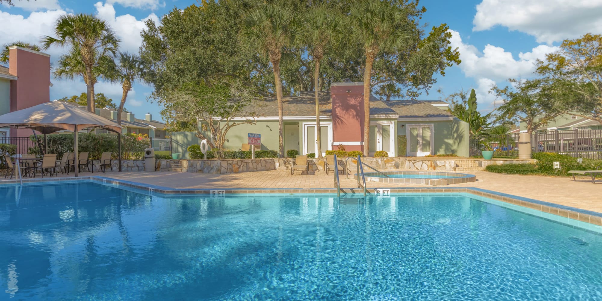 Resort-style swimming pool at Stone Creek at Wekiva in Altamonte Springs, Florida