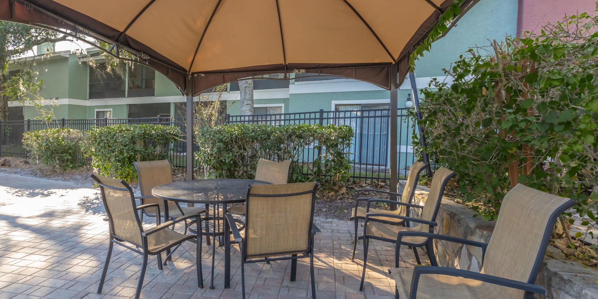 Picnic area by the pool at Stone Creek at Wekiva in Altamonte Springs, Florida