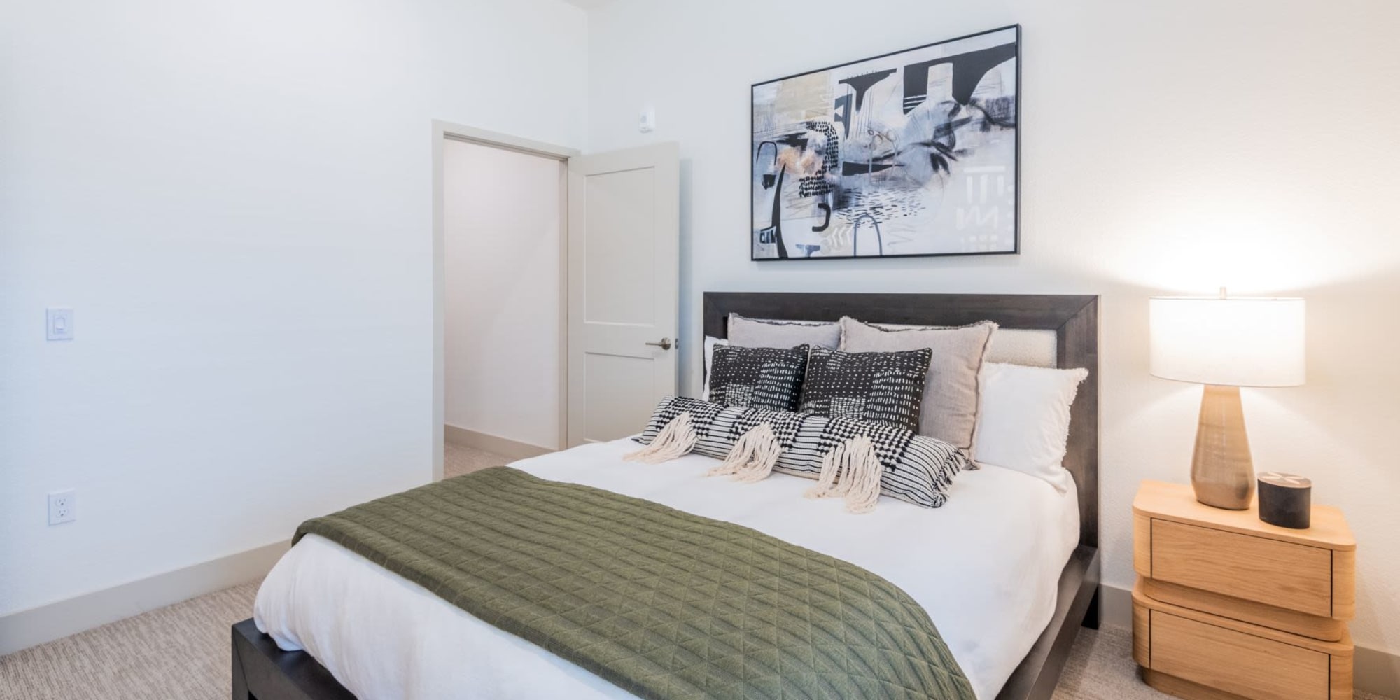 Large bedroom at Towne Centre Apartments in Lathrop, California