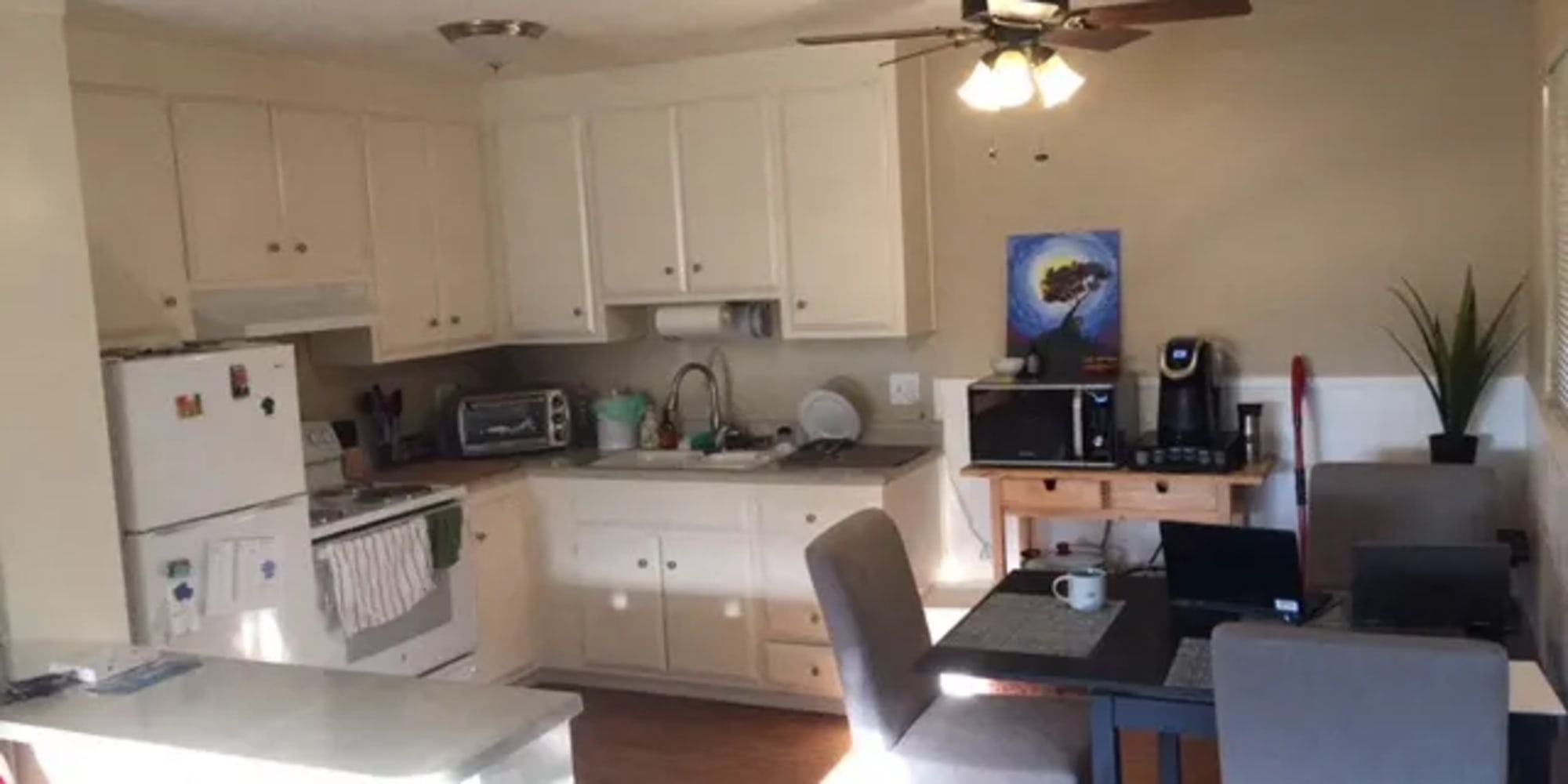 Kitchen at 1221 Vallejo Apartments in Novato, California
