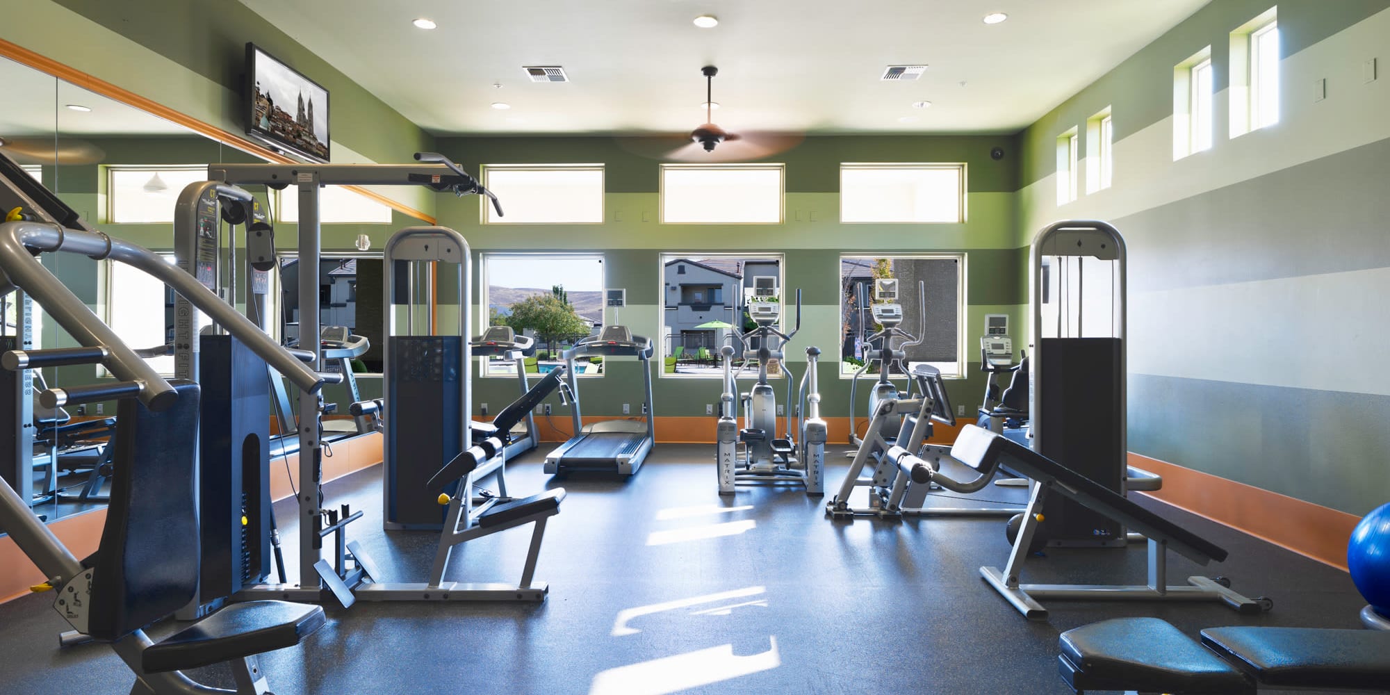Fitness center at The Trails at Pioneer Meadows in Sparks, Nevada
