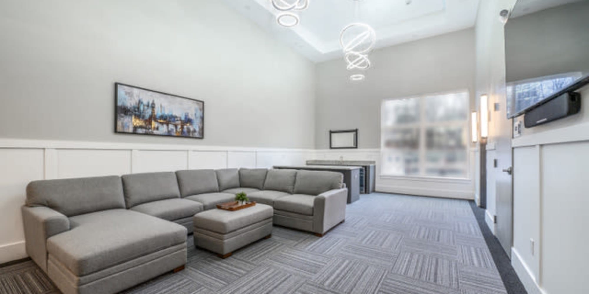 Our Modern Apartments in Cheshire, Connecticut showcase a Living Room