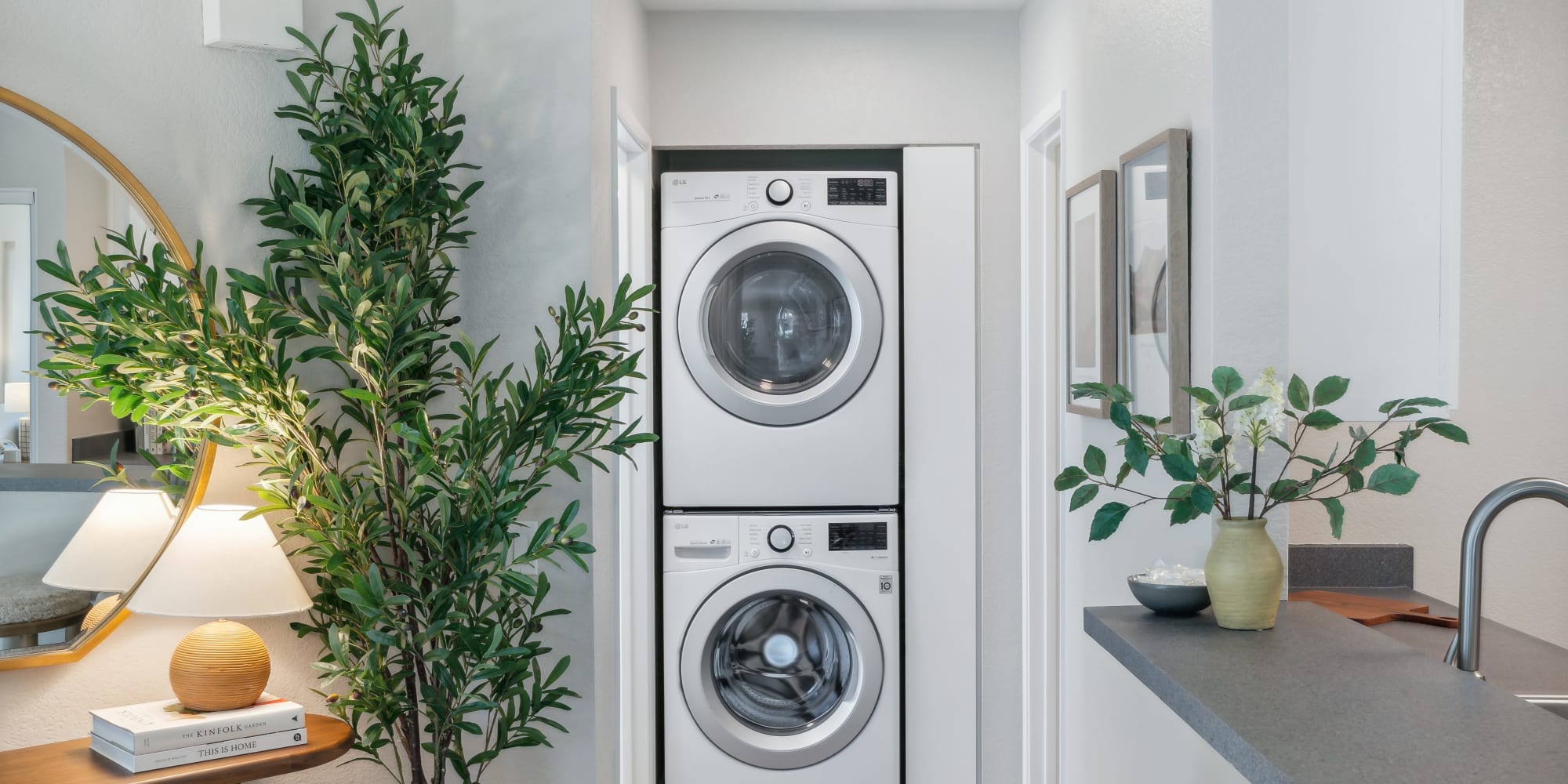Model home with in-unit laundry at Haven Poway in Poway, California