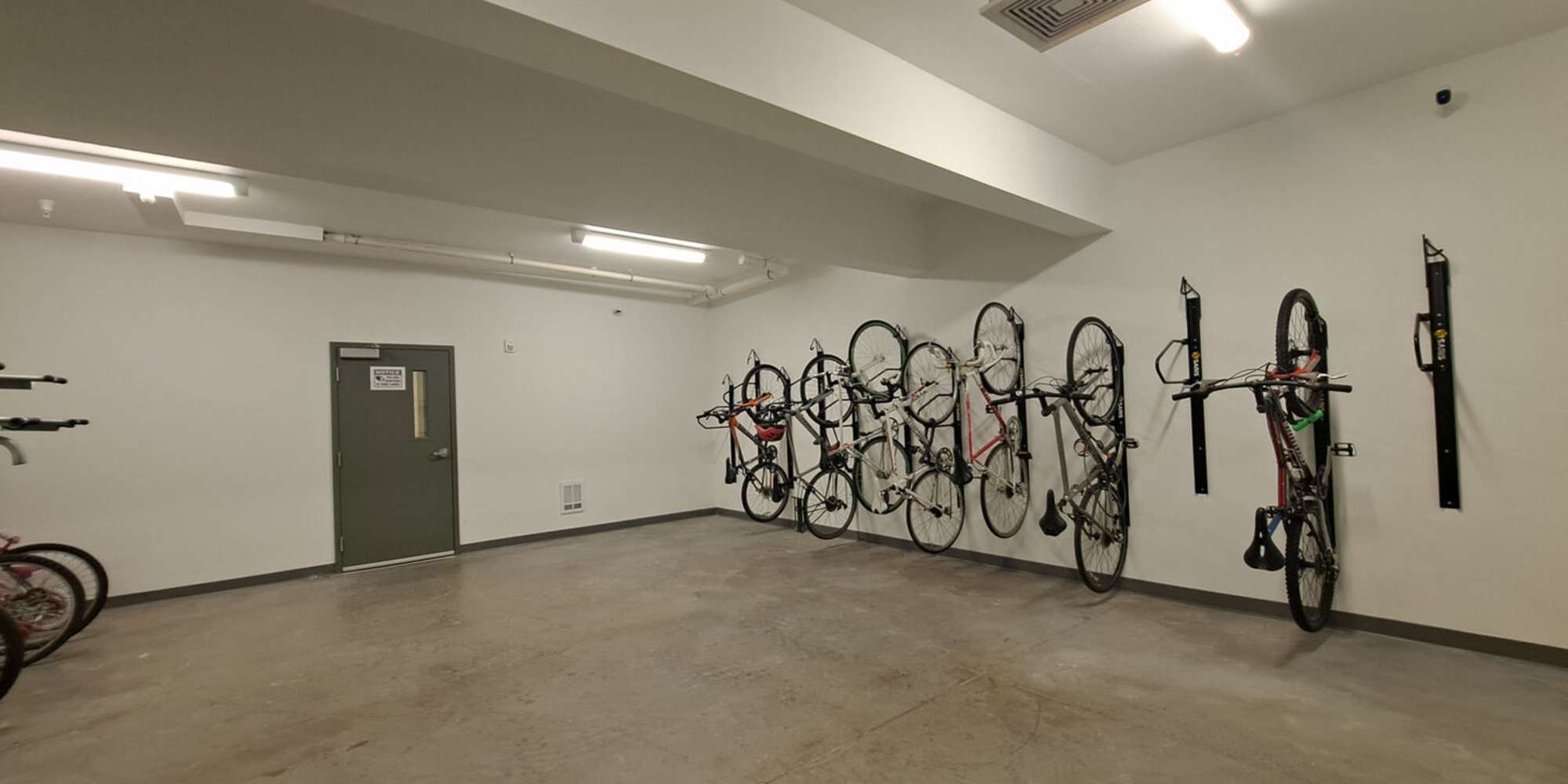 Bike storage room at Koz on 13th in Portland, Oregon
