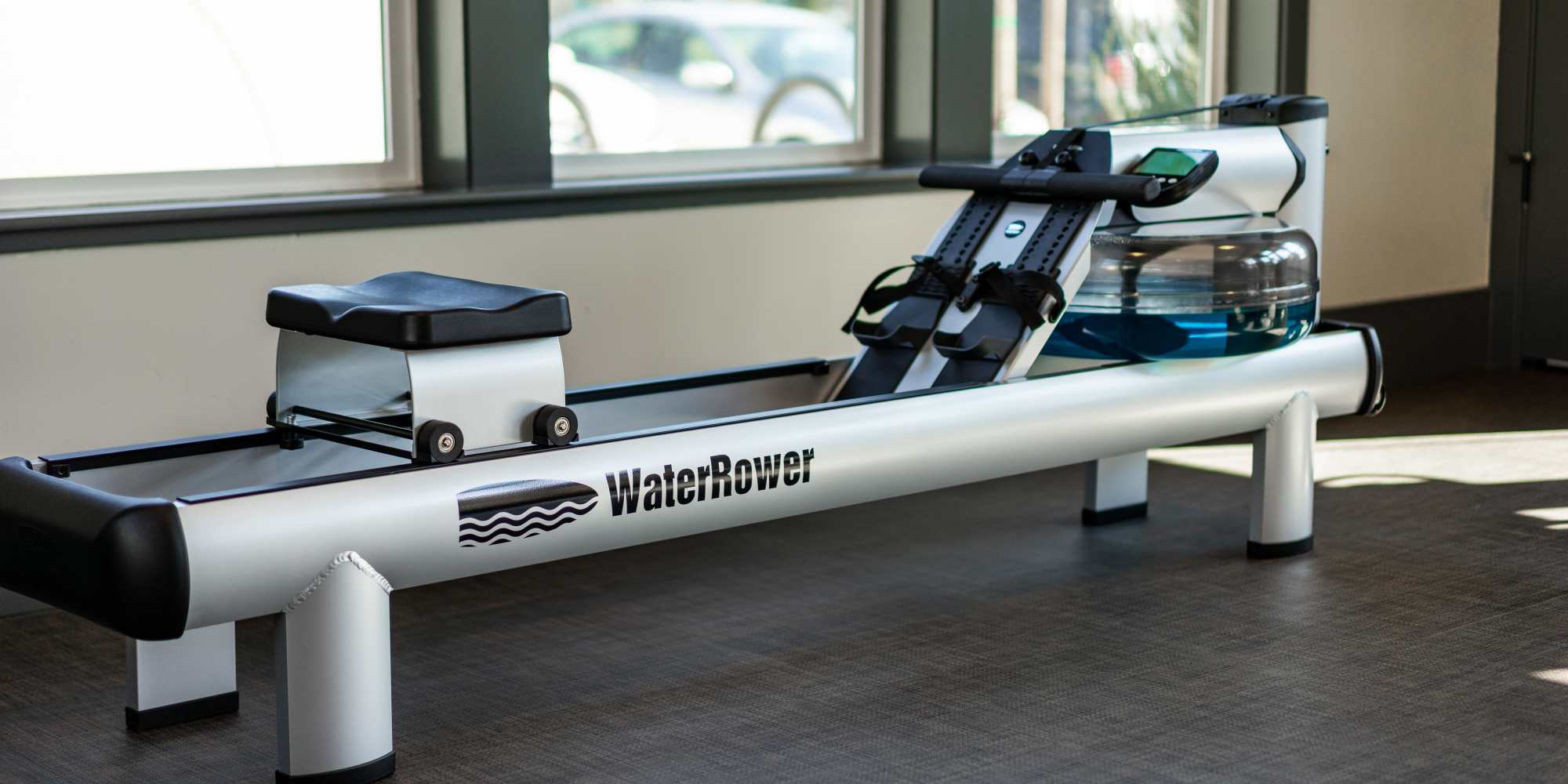 Rowing machine at Alira Apartments in Sacramento, California