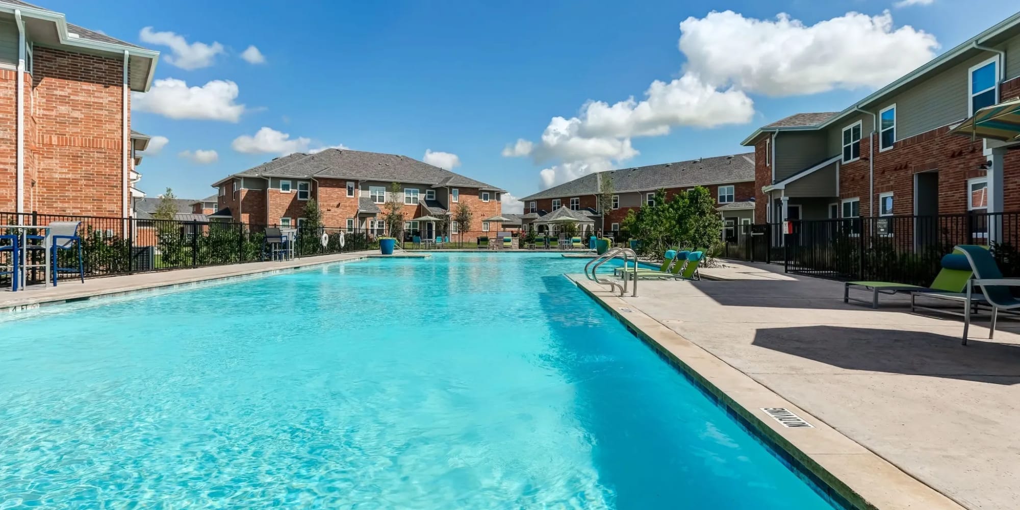 resort-style pool at The Emerson at Forney Marketplace in Forney, Texas