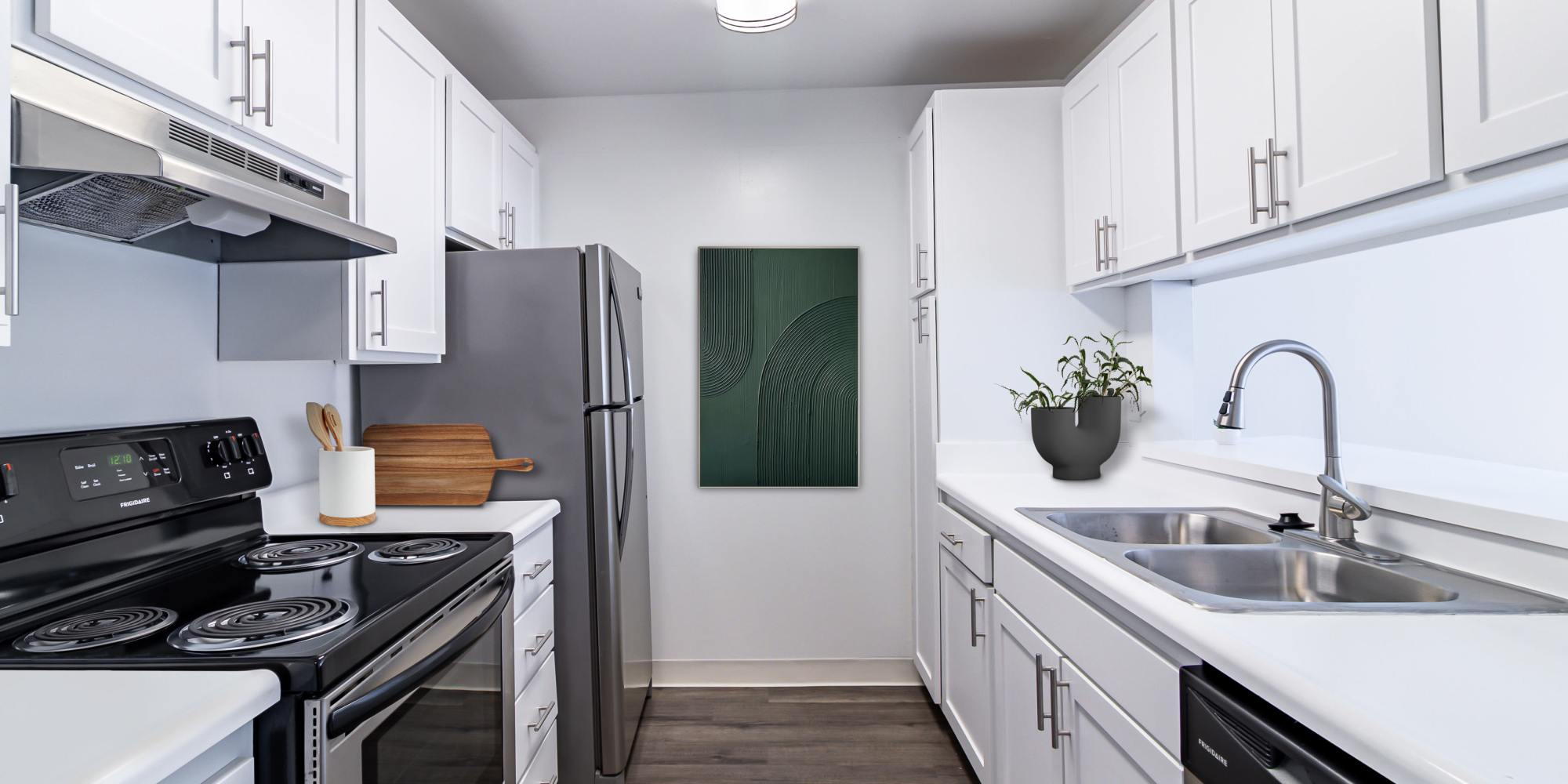 Modern Style Kitchen at The Ralston at Belmont Hills in Belmont California