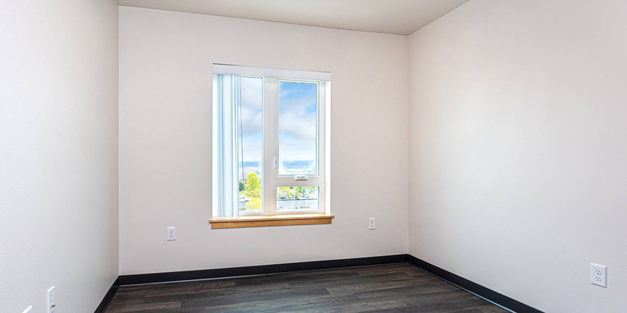 Empty Bedroom at Housing Hilltop in Tacoma, Washington