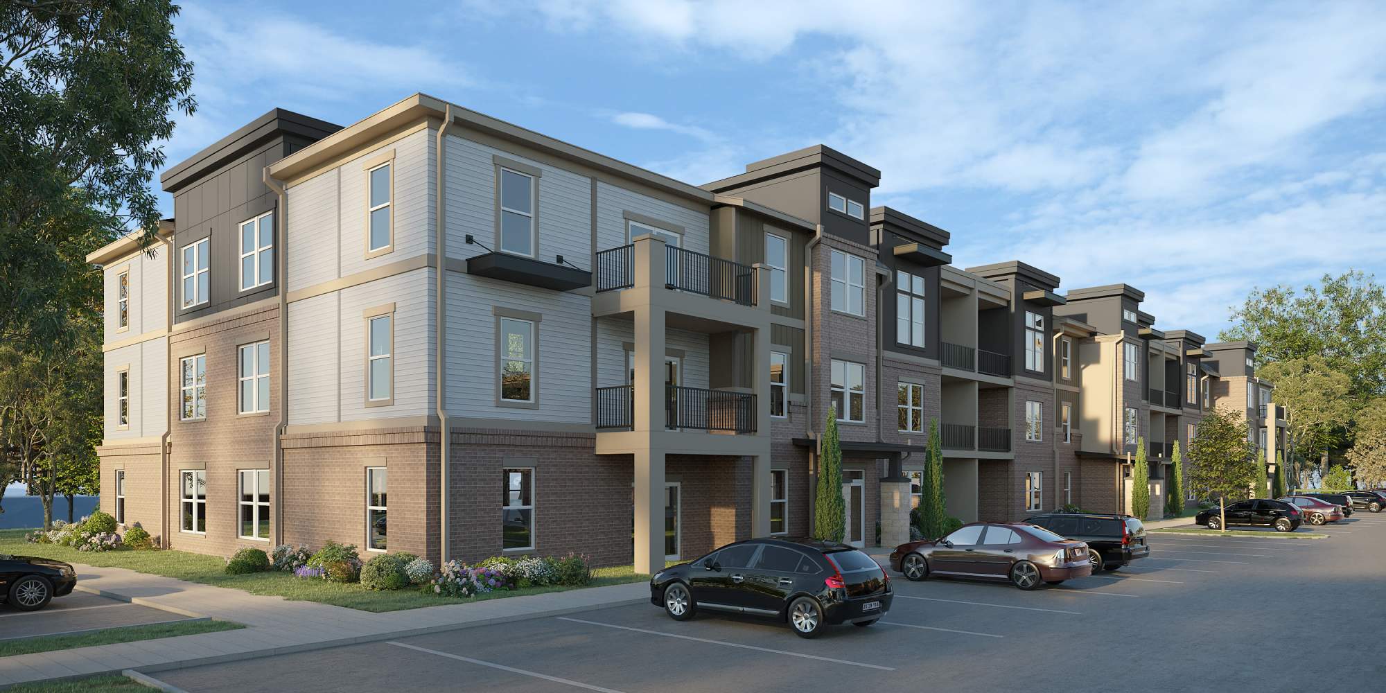apartments at Riley Crossing At Gateway Park in Greenfield, Indiana