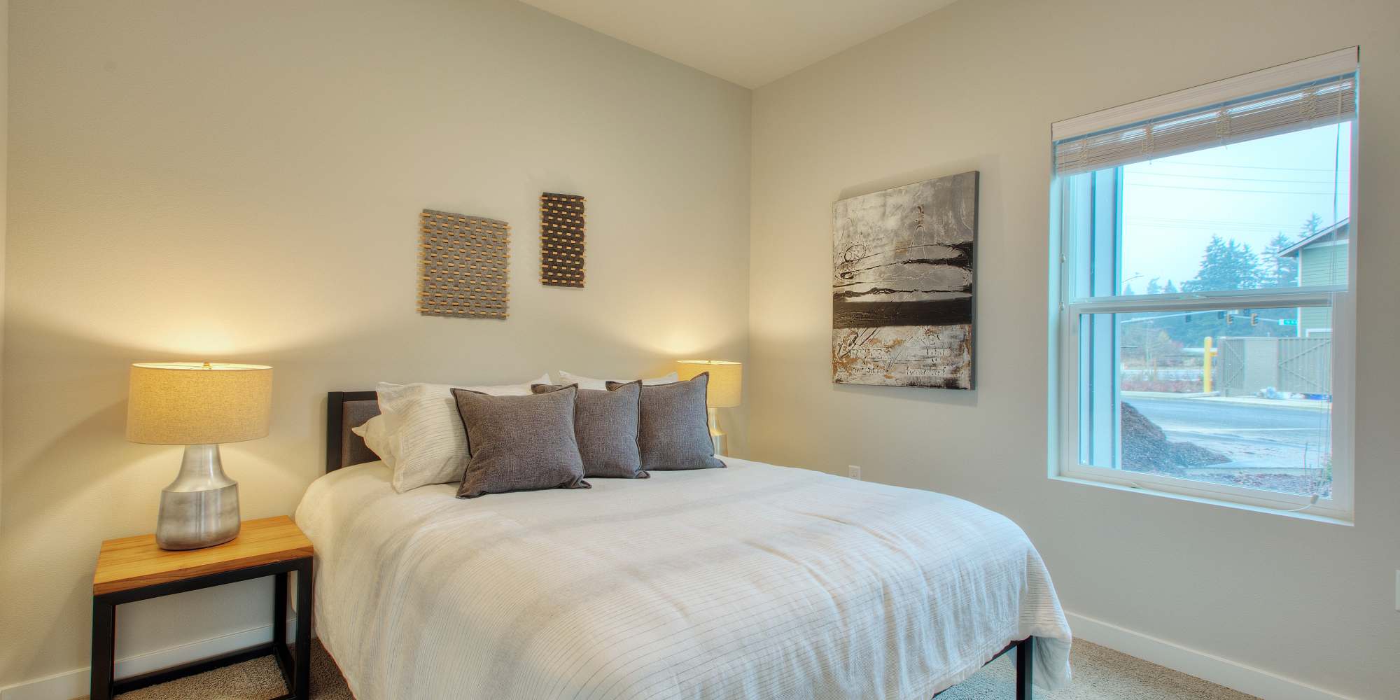 Spacious bedroom at Alder Walk in Puyallup, Washington