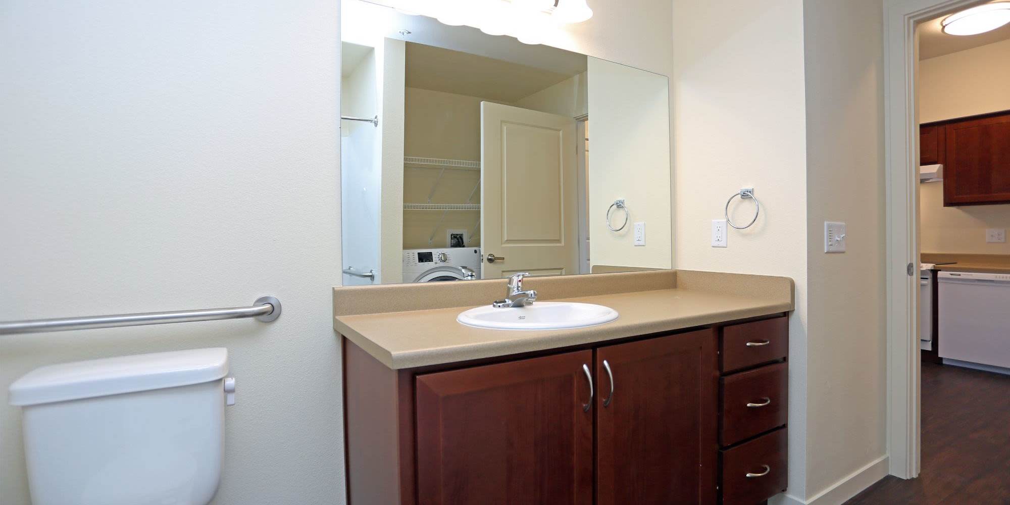 Large bathroom at Traditions at Colorado Springs in Colorado Springs, Colorado