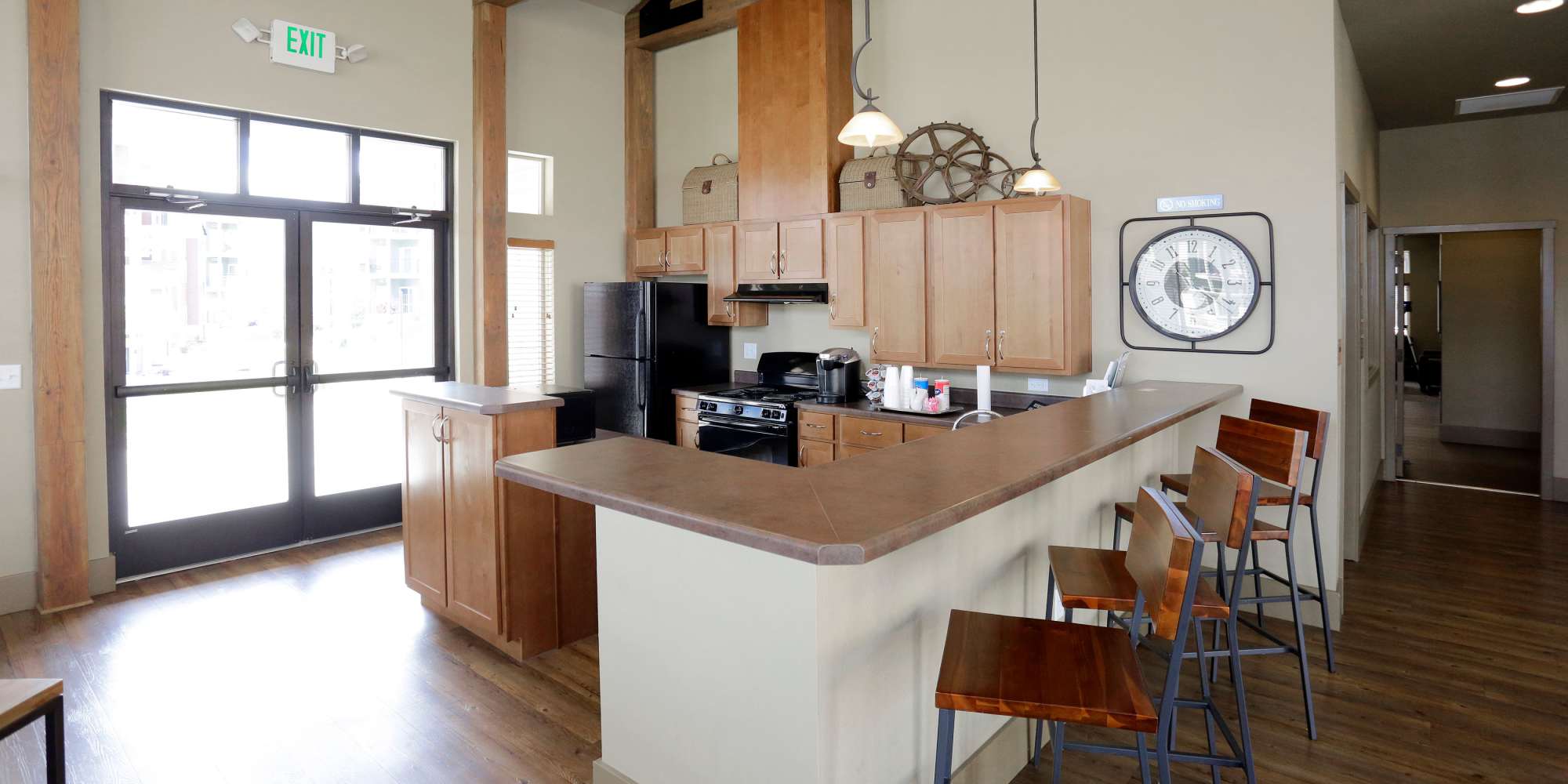 Clubhouse kitchen at Copper Creek in Colorado Springs, Colorado
