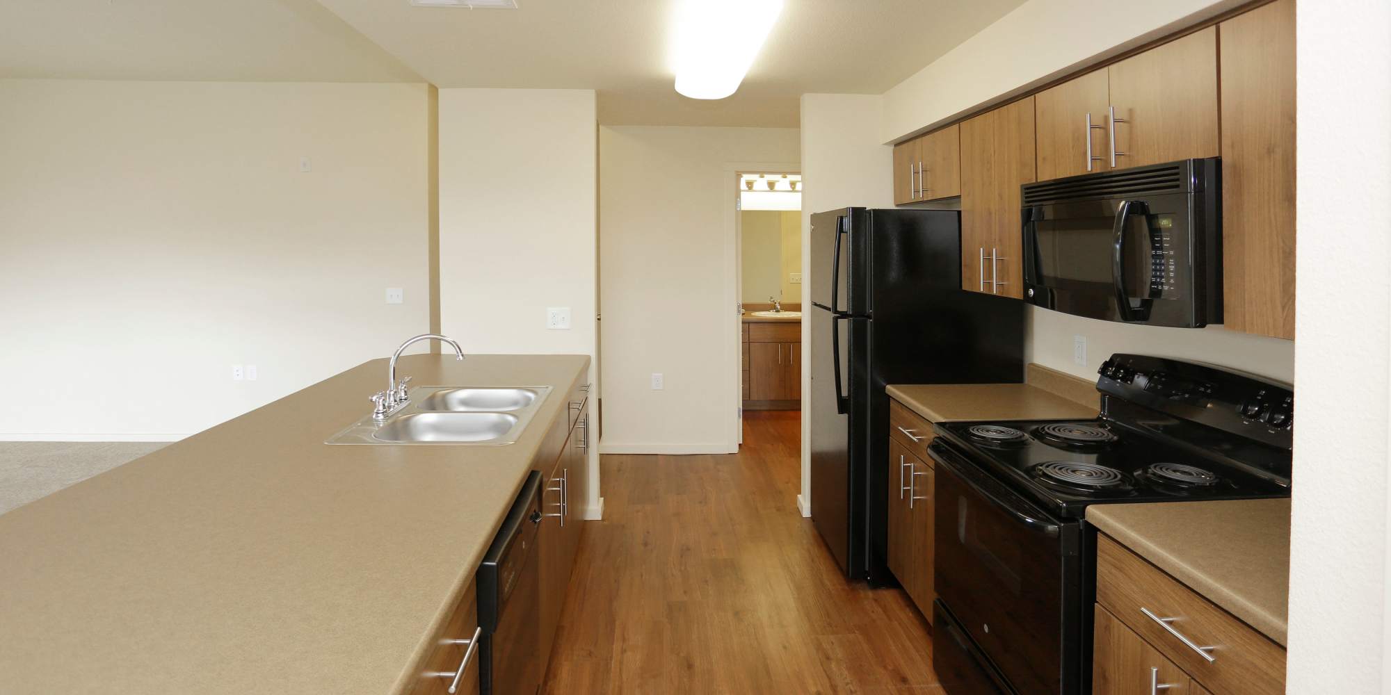 Kitchen with ample counter space at Copper Creek in Colorado Springs, Colorado