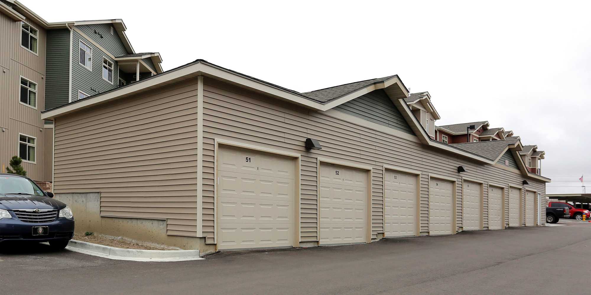Garages at Copper Creek in Colorado Springs, Colorado