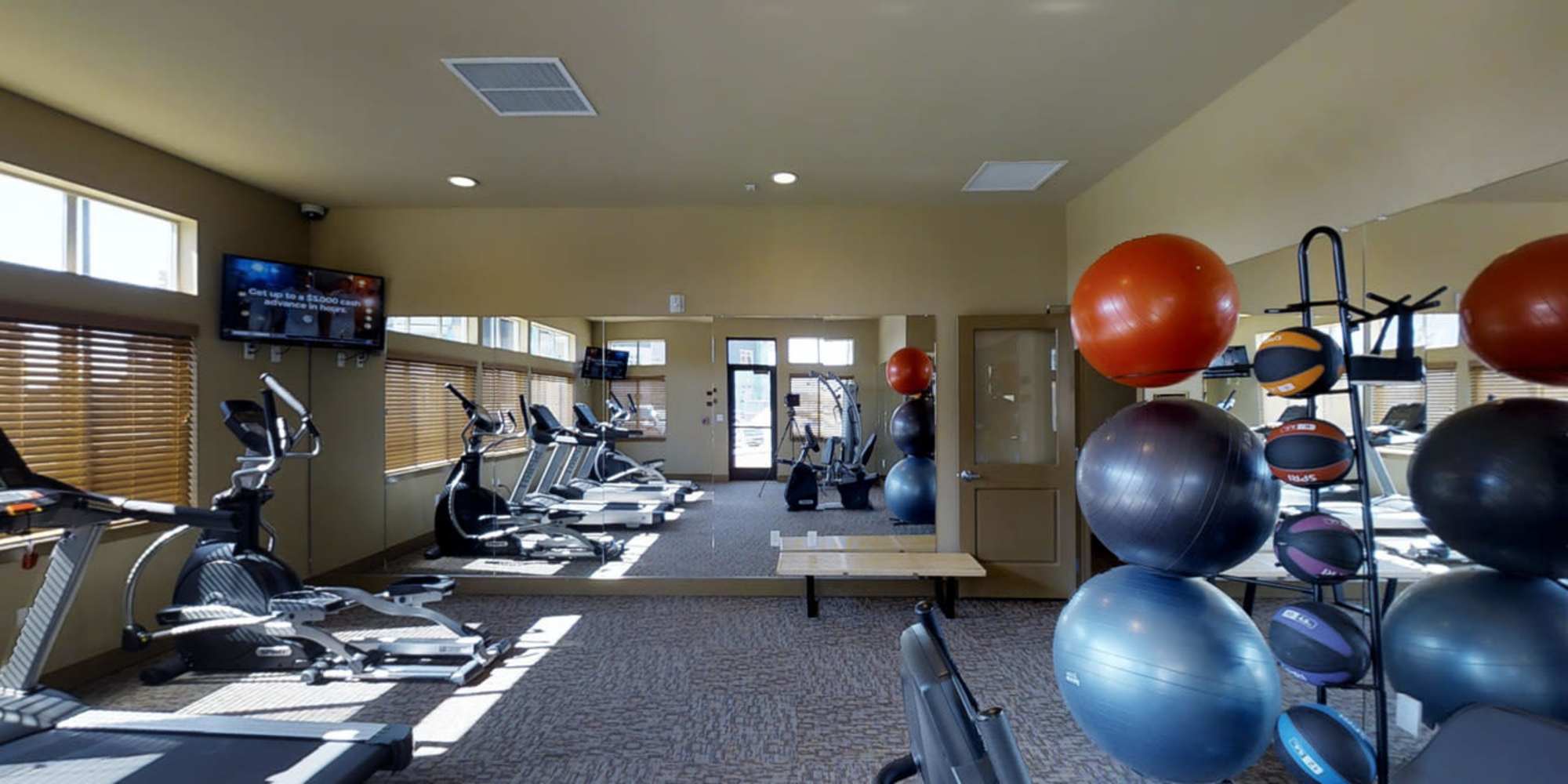 Fitness center at Copper Peak in Longmont, Colorado