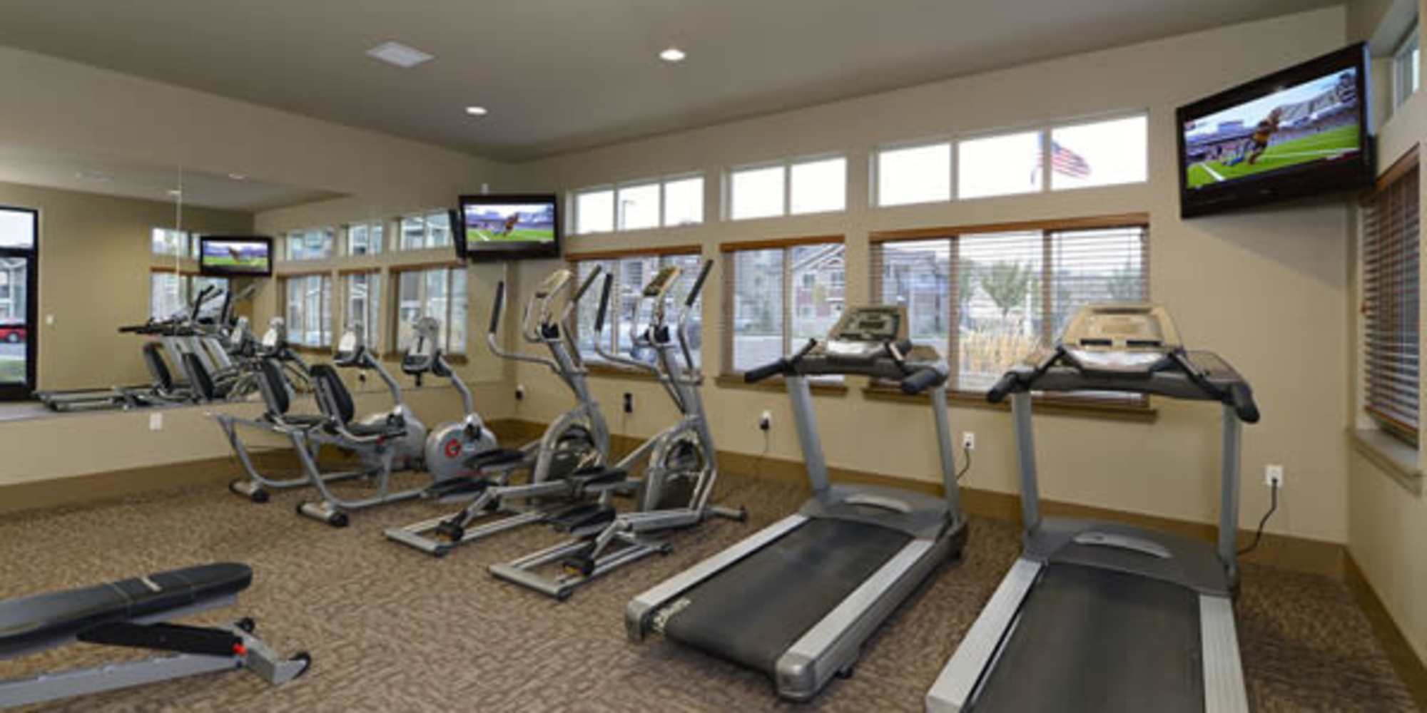 Fitness center at Copper Steppe in Parker, Colorado