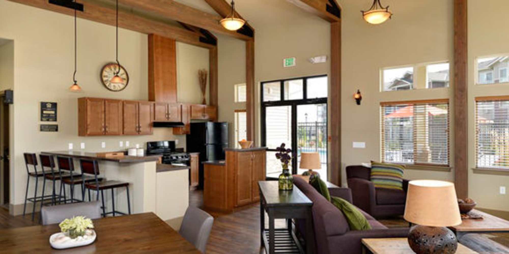 Resident lounge at Copper Steppe in Parker, Colorado