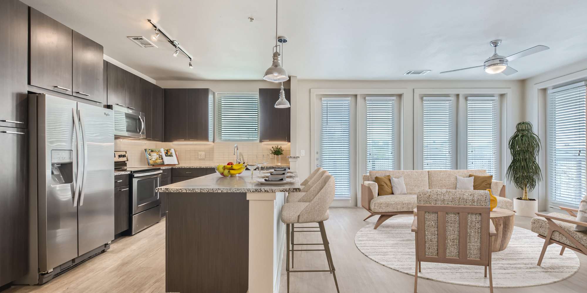 Apartment Interior in Dallas, Texas at The Lucas Apartments 